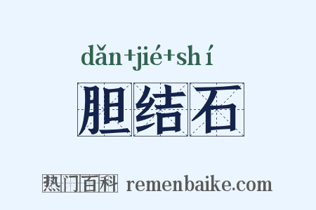 胆结石是什么意思的图片